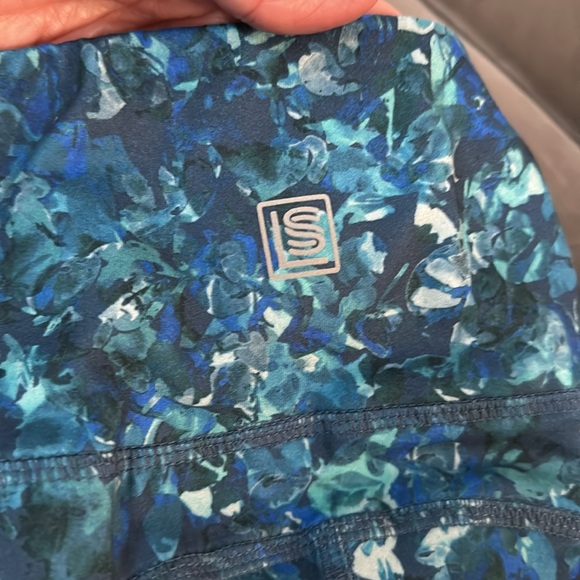 Laundry by Shelli Segal blue print leggings size small - Picture 11 of 11